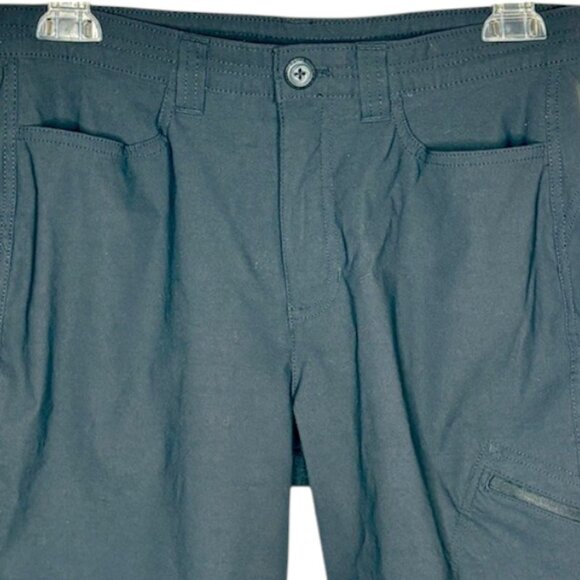 Eddie Bauer Rainier Cinchable Length Capris - Black - 10 - Picture 4 of 10